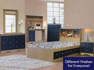 Blue Bedroom furniture set